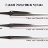 Custom Rondell Dagger Blade Types
