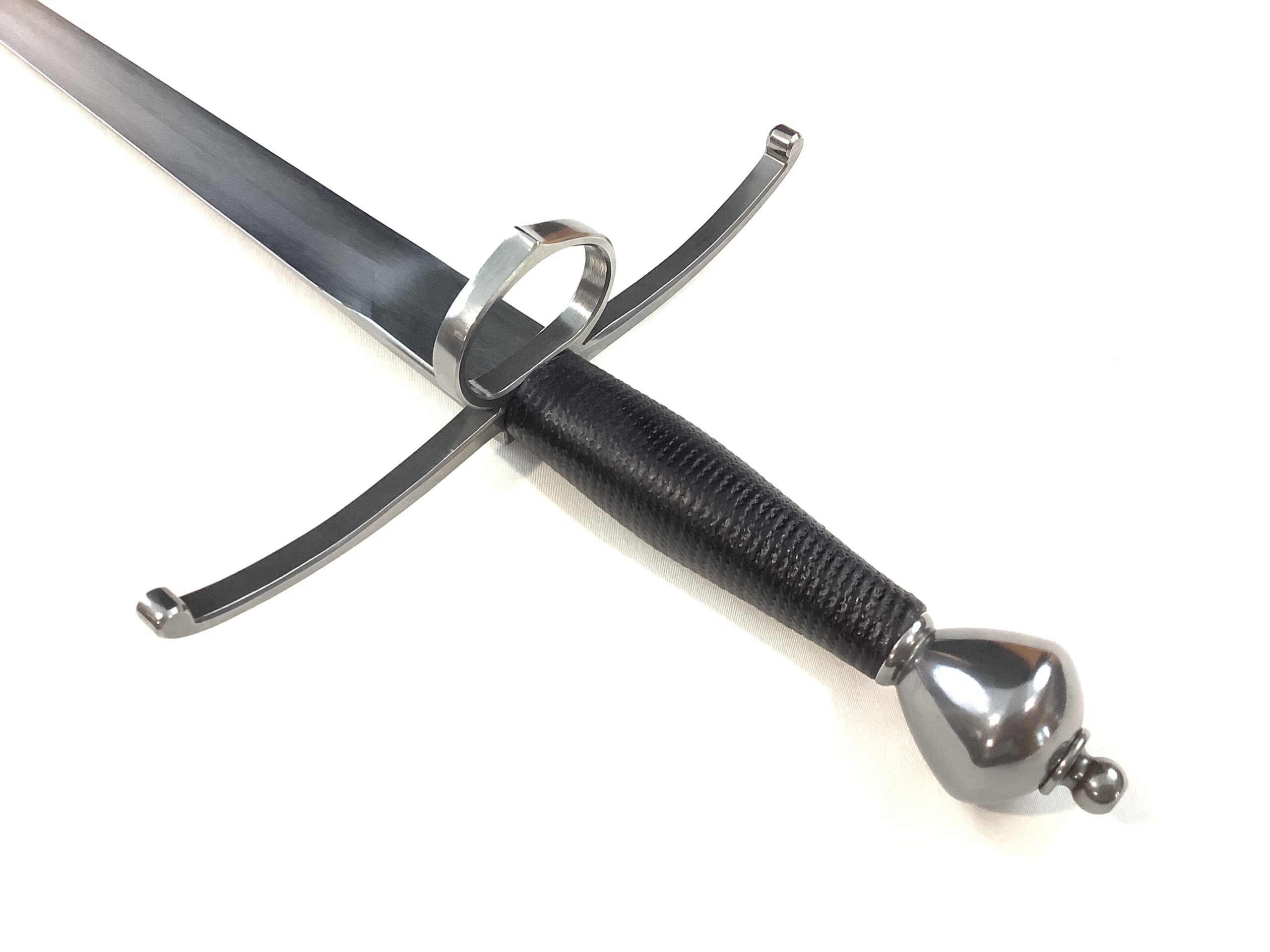 MM Wide Parrying Dagger, Black Leather (3)