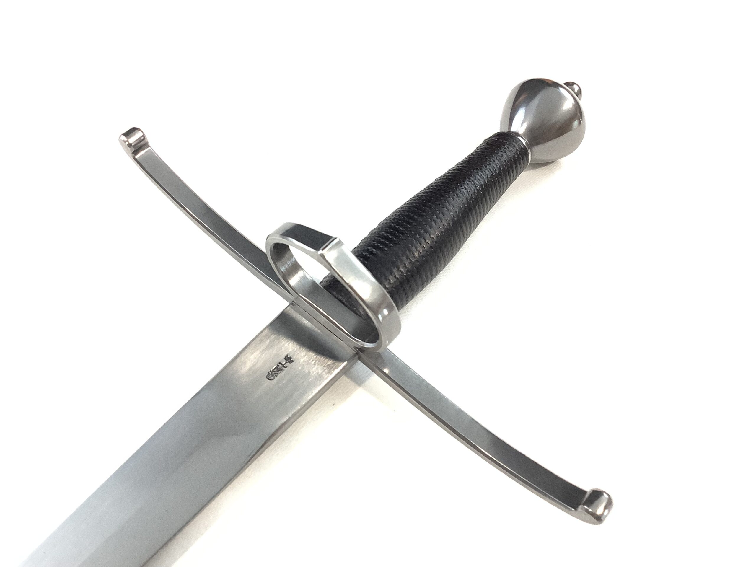 MM Wide Parrying Dagger, Black Leather (4)